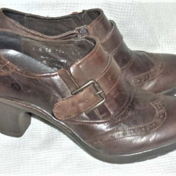 WMSHO1 - Josef Seibel WOMAN'S LEATHER BOOTS SZ 7 Ankle Boots European Hungary - Picture 4 of 10